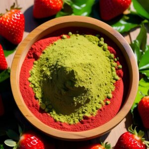 Strawberry Matcha powder
